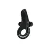 Pretty Love Anel Peniano Vibratório Duplo Preto