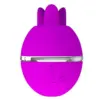 Pretty Love Gemini Vibrador de Silicone Redondo Roxo