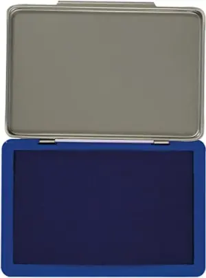 Q-Connect Almofada de Carimbo KF25209 Azul 110x70mm Tinta Resistente