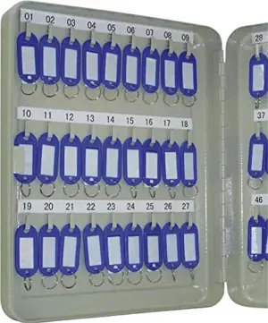 Q-Connect Armário Metálico Porta-chaves 24x30x6cm