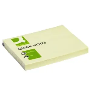 Q-Connect Bloco Notas Adesivas 75x100mm Amarelo