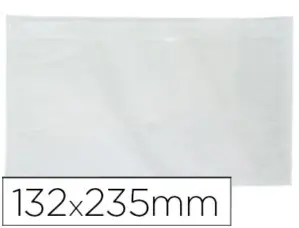 Q-Connect Envelope Porta-Documentos 225x122mm Transparente