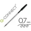 Q-Connect Esferográfica Cristal Preta 0.7mm