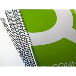 Q-Connect Espiral Metálica 18mm 140 Folhas 100 unidades