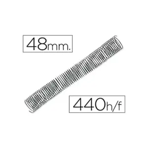 Q-Connect Espiral Metálica 48mm 440 Folhas Caixa com 25 unidades