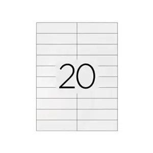 Q-Connect Etiquetas Adesivas 105x29mm DIN A4 para laser