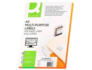 Q-Connect Etiquetas Adesivas 105x48mm 12 folhas