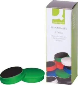 Q-Connect Pioneses 10 un. Sinalizadores 2cm Verde