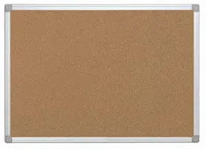 Q-Connect Quadro Cortiça 90x60cm Rectangular Natural