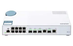 QNAP QSW-M408S Switch 8 portas 1Gbps Branco