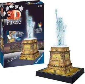 Ravensburger Puzzle 3D Estátua da Liberdade Night Edition
