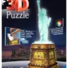 Ravensburger Puzzle 3D Estátua da Liberdade Night Edition