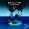 Razer Base Station V2 Chroma Hub USB com som 7.1 com fio preto iluminação RGB
