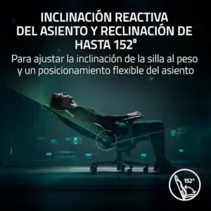 Razer Iskur V2 Cadeira Gaming Preto Ajuste Ergonômico