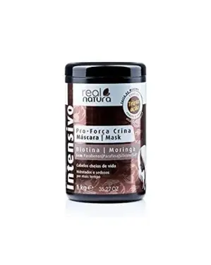 Real Natura Linha Pro-Força Máscara Manutenção Crina Óleo de Crina 1kg