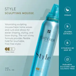 René Furterer Style Espuma Modeladora Fixação Leve Natural 200ml