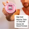Reuzel Linha Heavy Pomade Fixação Forte Rosa 35g