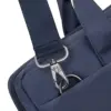 Rivacase Mala Portátil 15,6 polegadas Azul com Bolso Exterior