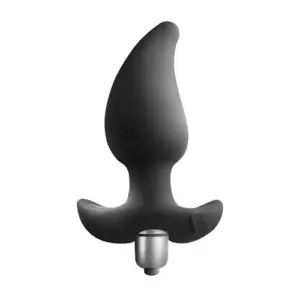 Rocks-Off Butt Quiver Vibrador Anal 7 Níveis de Prazer Silicone Preto