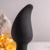 Rocks-Off Butt Quiver Vibrador Anal 7 Níveis de Prazer Silicone Preto