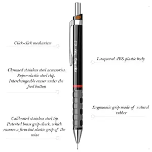 Rotring Tikky 0.5mm Lapiseira Preto