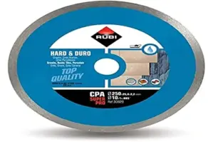 Rubi Disco Diamante CPA 250 para corte de materiais duros