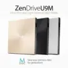 Asus ZenDrive U9M DVD+/-RW Slim Gold USB-C USB-A