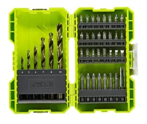 Ryobi Chaves Conjunto de Pontas para Perfuração e Parafusamento
