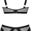 Obsessive Amoria Conjunto Lingerie Sexy Preto XS/S