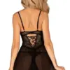 Obsessive Conjunto Chemeris Badydoll e Thong XS/S