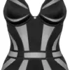 Obsessive Chic Amoria Teddy Crotchless XS/S