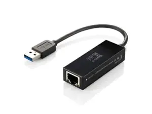 LevelOne USB-0401 RJ-45 1000 Mbit/s Gigabit Preto