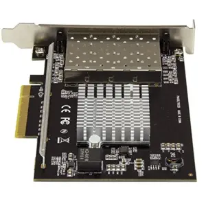 Startech.com PEX10GSFP4I Placa de Rede Fibra Ótica 20000 Mbit/s Preto