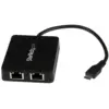 Startech.com US1GC301AU2R Adaptador de Rede USB-C Gigabit Ethernet 1000 Mbit/s Preto