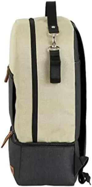 Safta Mochila Acessórios Bebé 43x30x15cm Bege Cinza-escuro