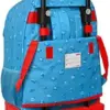 Safta Mochila com Rodas SuperThings Rescue Force Azul