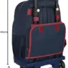 Safta Mochila Escolar com Rodas F.C. Barcelona Azul
