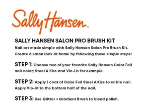 Sally Hansen Pro Brush Coffret 3 Unidades
