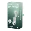 Satisfyer Air Pump Booty 3 Vibrador Anal Inflável até 15mm Silicone Greygreen