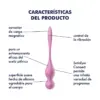 Satisfyer Bolas Vibratórias de Kegel Rosa 73g com Aplicativo
