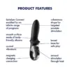 Satisfyer D-231294 Vibrador Anal Hot Passion Recarregável