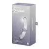 Satisfyer Double Crystal Vidro Preto Estimulador de Ponto G
