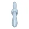 Satisfyer Heat Flex 4 Vibrador térmico 12 programas silicone azul