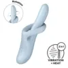 Satisfyer Heat Flex 4 Vibrador térmico 12 programas silicone azul