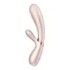 Satisfyer Hot Lover Vibrador Recarregável Silicone Prateado