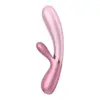 Satisfyer Hot Lover Vibrador Rosa-beige