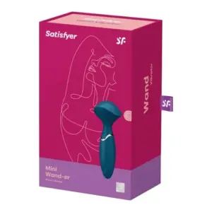Satisfyer Mini Wand-Er Recarregável Silicone Azul