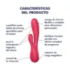 Satisfyer Mono Flex Recarregável USB Bluetooth Silicone Vermelho