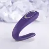 Satisfyer Partner Vibrador de Casal Recarregável Silicone Roxo
