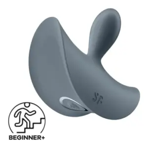 Satisfyer Plug Anal Silicone Iniciante Preto Vibrador